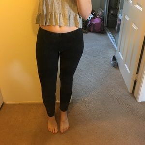 Grey sweater leggings